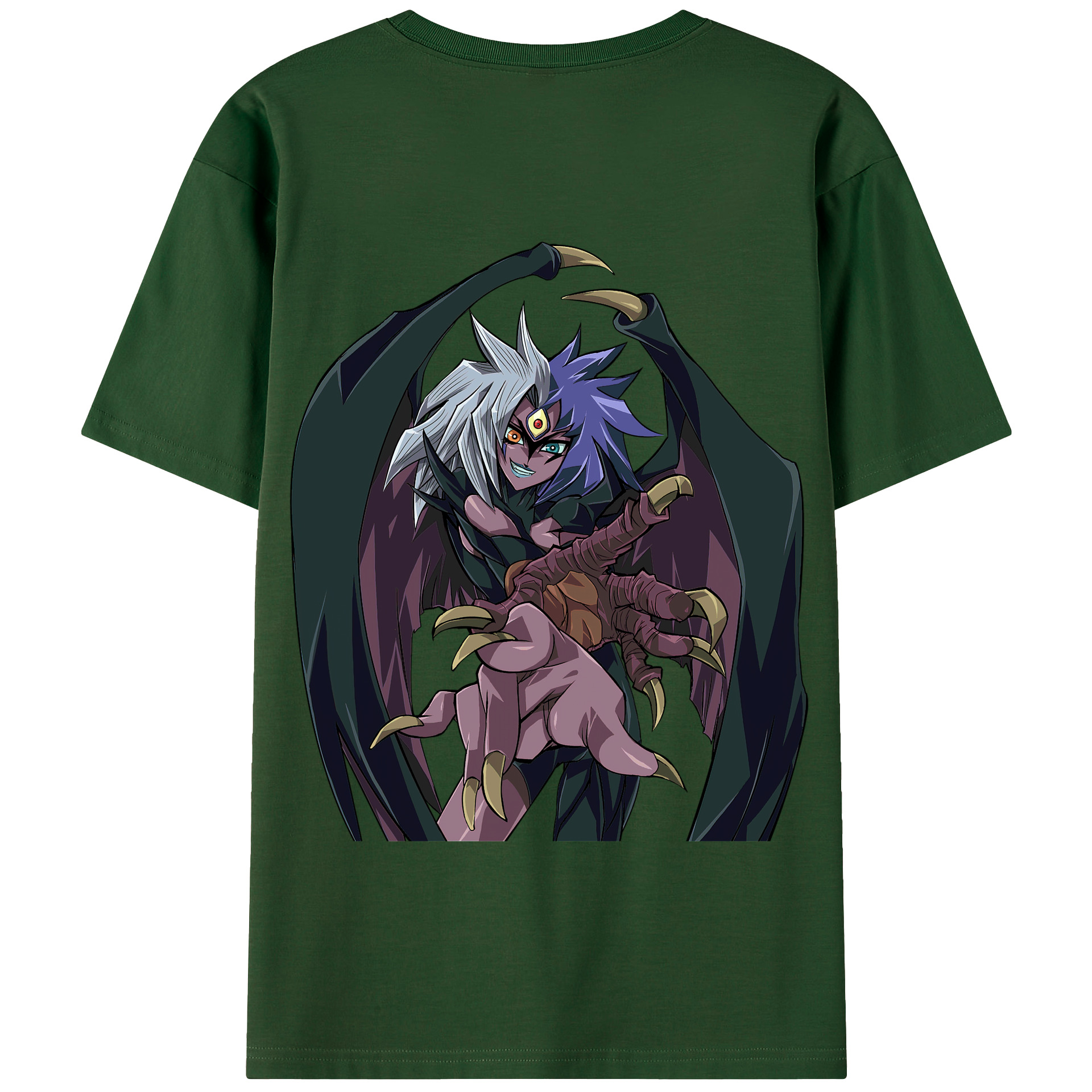 （画像用） 遊☆戯☆王 Yu-Gi-Oh! 綿100％半袖Tシャツ（背面プリント）